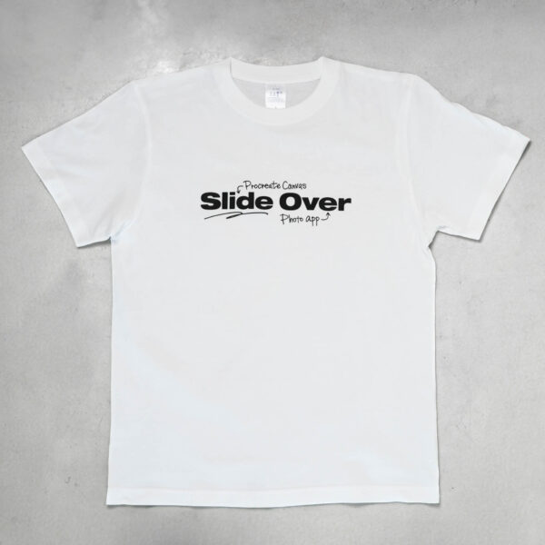 iPadmate T-Shirt【Slide Over_White】