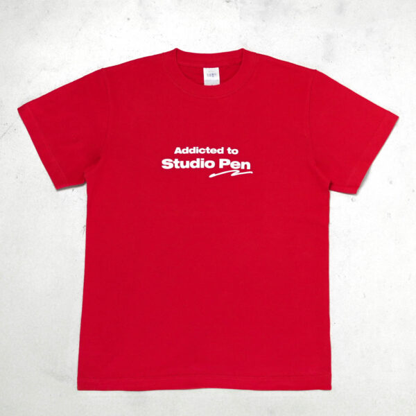 iPadmate T-Shirt【Addicted to Studio Pen_Red】