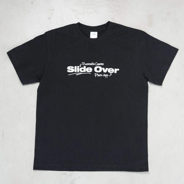iPadmate T-Shirt【Slide Over_Black】